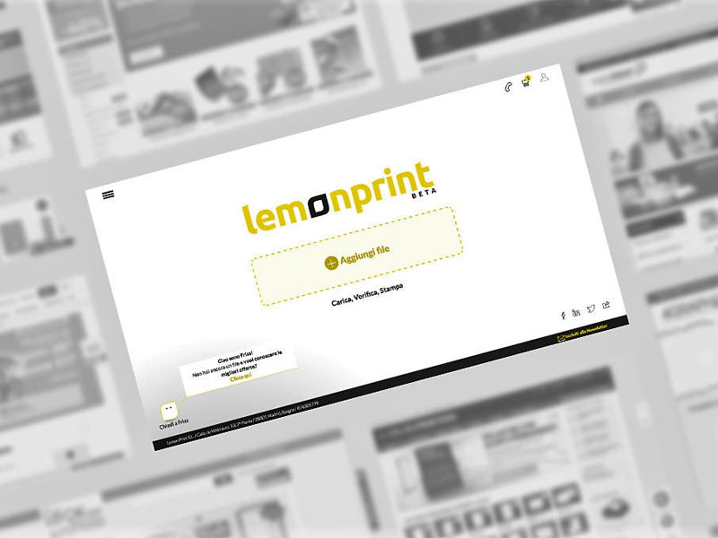 Lemonprint, tutto per la stampa digitale online