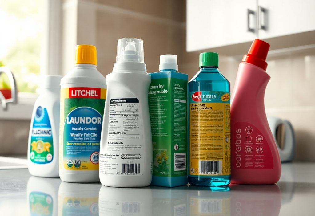 Sostanze chimiche pericolose nei detersivi e alternative ecologiche